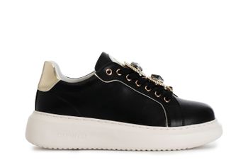 deportivas mujer de piel con complementos joya extraíbles black 39