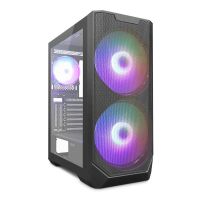carcasa ordenador zolyd luminon con ventilacion argb y soporte e-atx