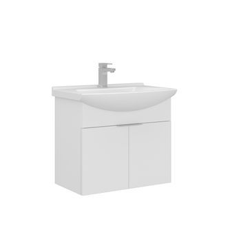 Mueble Para Lavabo  - 65 X 50 X 58 Cm - Blanco
