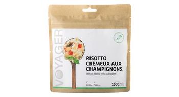 Comida liofilizada voyager risotto cremoso de setas 150g