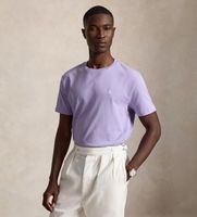 polo ralph lauren para hombre 710b31422002 camiseta de punto classic fit lila l casual algodon manga corta