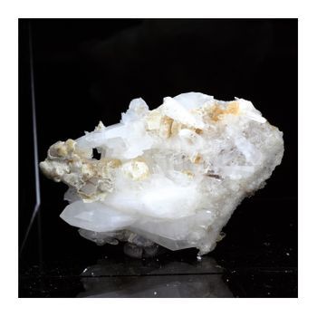 Quartz Del Alma + Calcita - Piedra Natural De Francia, La Mure, Isère - Cristal De Cuarzo Con Calcita, Mineralogía, Colección De Sébastien Cavillier Y