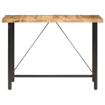 Mesa De Bar | Mesa De Bistró Madera Maciza De Mango Rugosa 150x70x107 Cm
