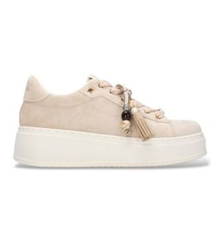 Refresh para mujer. 17618701-BEIGE Zapatillas 176187 beige (37), 5 a 8cm, Cordones, Casual