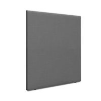 cabecero de lino natural liso hasta el suelo 90x120cm camas 8090 - gris oscuro