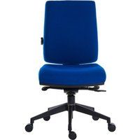 teknik ergo plus ultra fabric operator chair - blue blue
