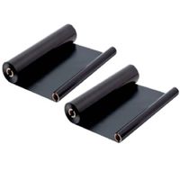 compatible black panasonic kx-fa54x thermal transfer ribbon - twin pack