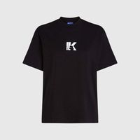 karl lagerfeld tops y camisetas klj slim ss k logo tee para mujer