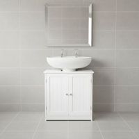 mueble bajo lavabo 603060 cm armario de bano con doble puerta y acabado mate
