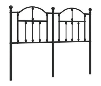 Cabecero de metal negro 120 cm