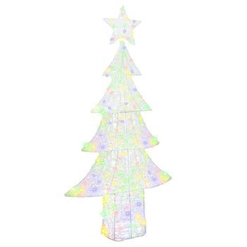 Árbol De Navidad 240 Led Multicolor 180 Cm Acrílico Vidaxl