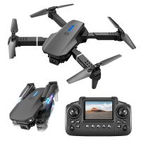 ylrc e88  e88d wifi fpv con control remoto de pantalla lcdcamara dual hdbrazos de iluminacionposicionamiento de flu