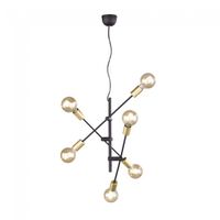 lampara de techo cross 6 luces