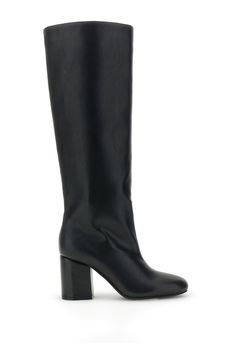 botas elásticas efecto piel black 38