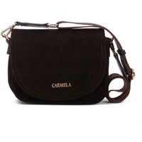 carmela bolso de mano 186234 marron para mujer