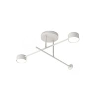 lampara de techo varli gris 4 luces