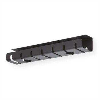 Bandeja de cables Roline para escritorio en metal negro