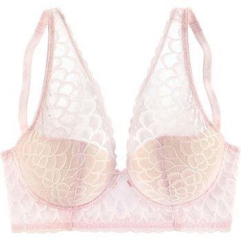 Lascana relleno Sujetador push-up Camilla rosa para mujer