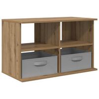soporte para tv  mueble de salon  gabinete de tv con cajon roble artesanal 79 x 40 x 48 cm