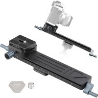 lanxire lcb-20m riel de enfoque macro guia de precision 1mm para camara dslr tripode carga 5kg