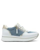de tamaris zapatillas casual tamaris 83722 de piel blanca blanco