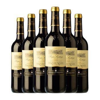 Marqués De La Concordia Vino Tinto Rioja Santiago Rioja Crianza 75 Cl 13.5% Vol. (pack De 6 Unidades)