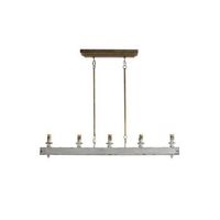 lampara techo abeto metal 1115x12x83 envejecido