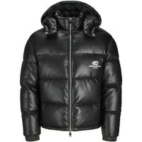 jack  jones cazadora de cuero 12269722 jcoterrain pu hood puffer jacket ln black para hombre