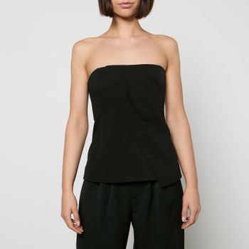 Anine Bing Halle Crepe Top - L