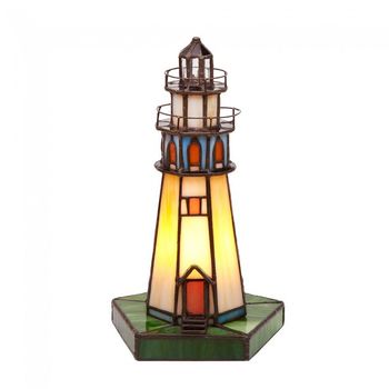 Lámpara de mesa tiffany faro