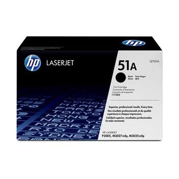 HP Laserjet 51A Black Original Toner Cartridge with Smart Printing Technology (Q7551A)