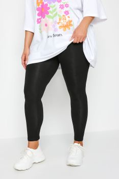 Leggings Negros Tacto Suave, Mujer Curvy Y Tallas Grandes, Yours