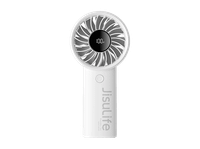 mini ventilador - jisulife life4 3600mah pantalla digital autonomia de 25-13h blanco