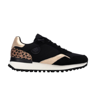 Xti para mujer. 14416102-NEGRO Zapatillas 144161 negro (36), Plano, Cordones, Casual