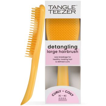 The Large Ultimate Detangler Naturally Curly Daffodil Yellow