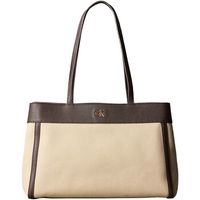 calvin klein jeans bolso de mano ck canvas medium tote para mujer
