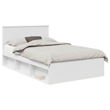 Estructura De Cama 120 X 200 Cm Madera De Ingeniería