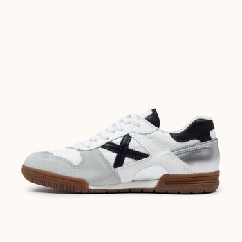 Munich Deportivas Moda 8105009 CONTINENTAL PREMIUM 09-WHITE SILVER para hombre