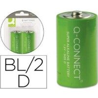 q-connect q-connect 2 x d alcalino bateria no-recargable