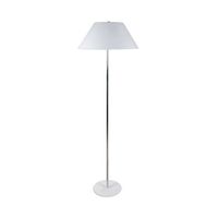 lampara de pie natalia lumit 40w blancocromo o50x157 cm