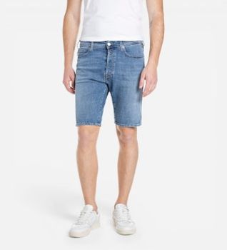 Replay para hombre. MA981Y.000.685194 Shorts denim azul (32), Casual, Algodón