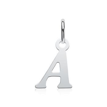 Colgante letra A de plata 925