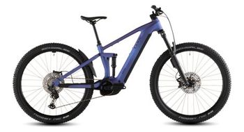 Cube stereo hybrid one44 exc 800 suspension total electrica mtb shimano deore xt 12s 800 wh 29   iris azul morado 2026