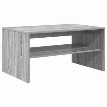 Mesa De Café | Mesa De Centro Gris Sonoma 80 X 50 X 40 Cm Madera De Ingeniería