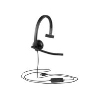 logitech h570e auriculares mono con cable