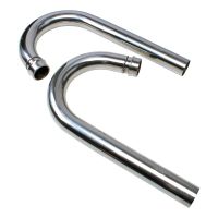 tubo de escape moto guzzi v 11 kit inox
