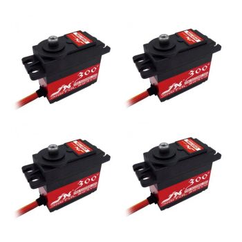4PCS JX Servo PDI-6225MG-300 Grado PDI-6225MG 25kg Servo Digital de Engranaje Metálico Para Avión RC