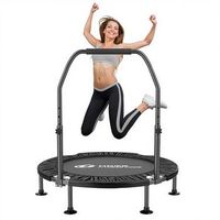 cama elastica plegable de 40 pulgadas para fitness y ejercicios en interiores y exterioresrattantree