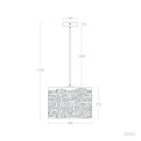 ledkia lampara colgante metal vitta - diseno moderno y personalizable