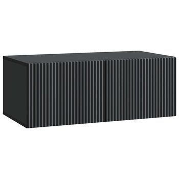 Mueble Para Tv De Pared 78,5 X 41 X 30 Cm Negro Vidaxl